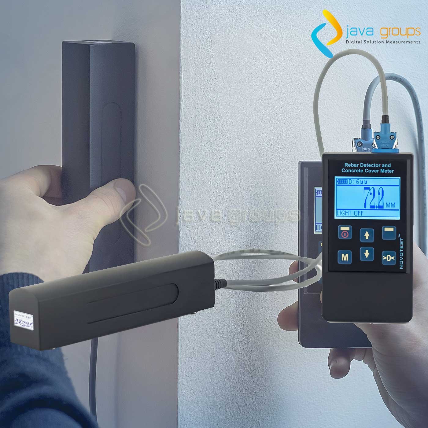 Alat Ukur Tulang Beton Rebar Detector Novotest